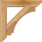 Ekena Millwork Imperial Slat Rough Sawn Bracket w/ Offset Brace, Western Red Cedar, 6"W x 26"D x 26"H BKT0604X26X26IMP06RWR - alternate 4
